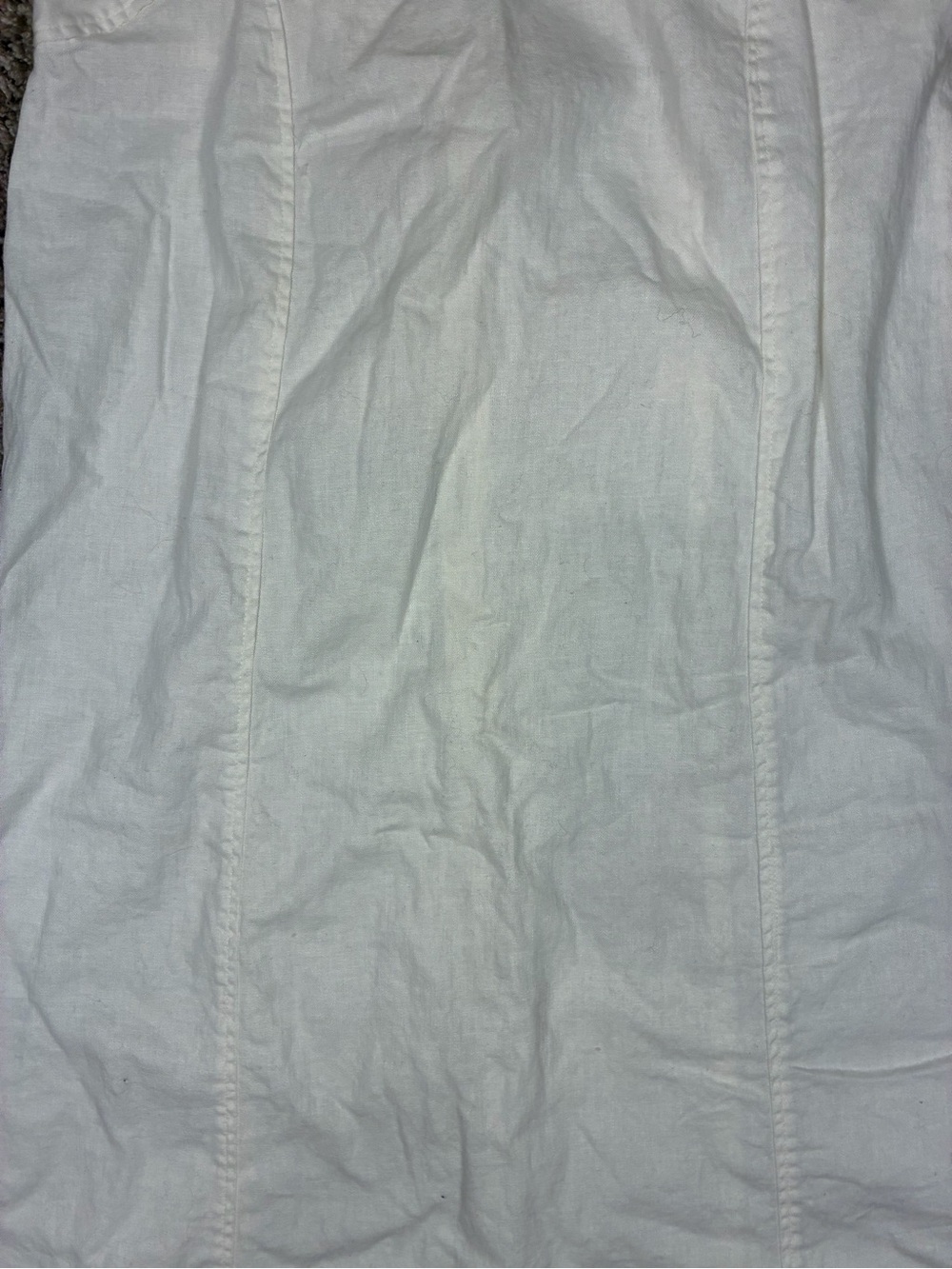 Madewell Linen Blend Princess Seamed Midi Dress - Picture 5 of 14